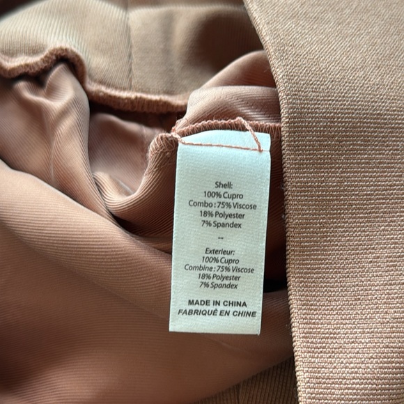 Cinq à Sept Giles Twill Cargo Joggers XSMALL Apricot - Picture 7 of 9